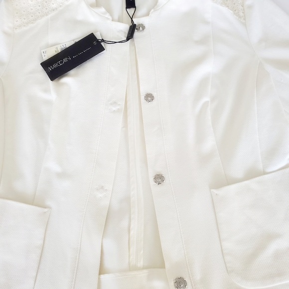NWT MARC CAIN Light Cream Summer Blazer - Picture 8 of 9